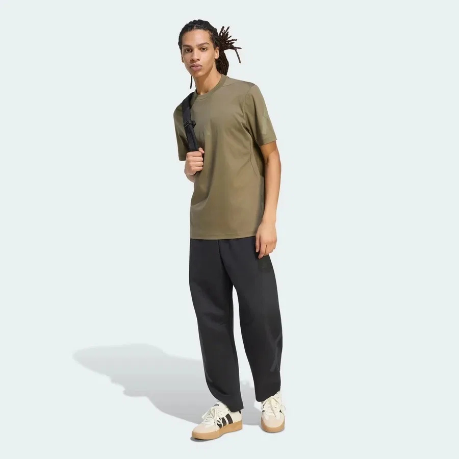 Футболка с длинным рукавом Z.N.E. adidas, Зеленый — фото 3