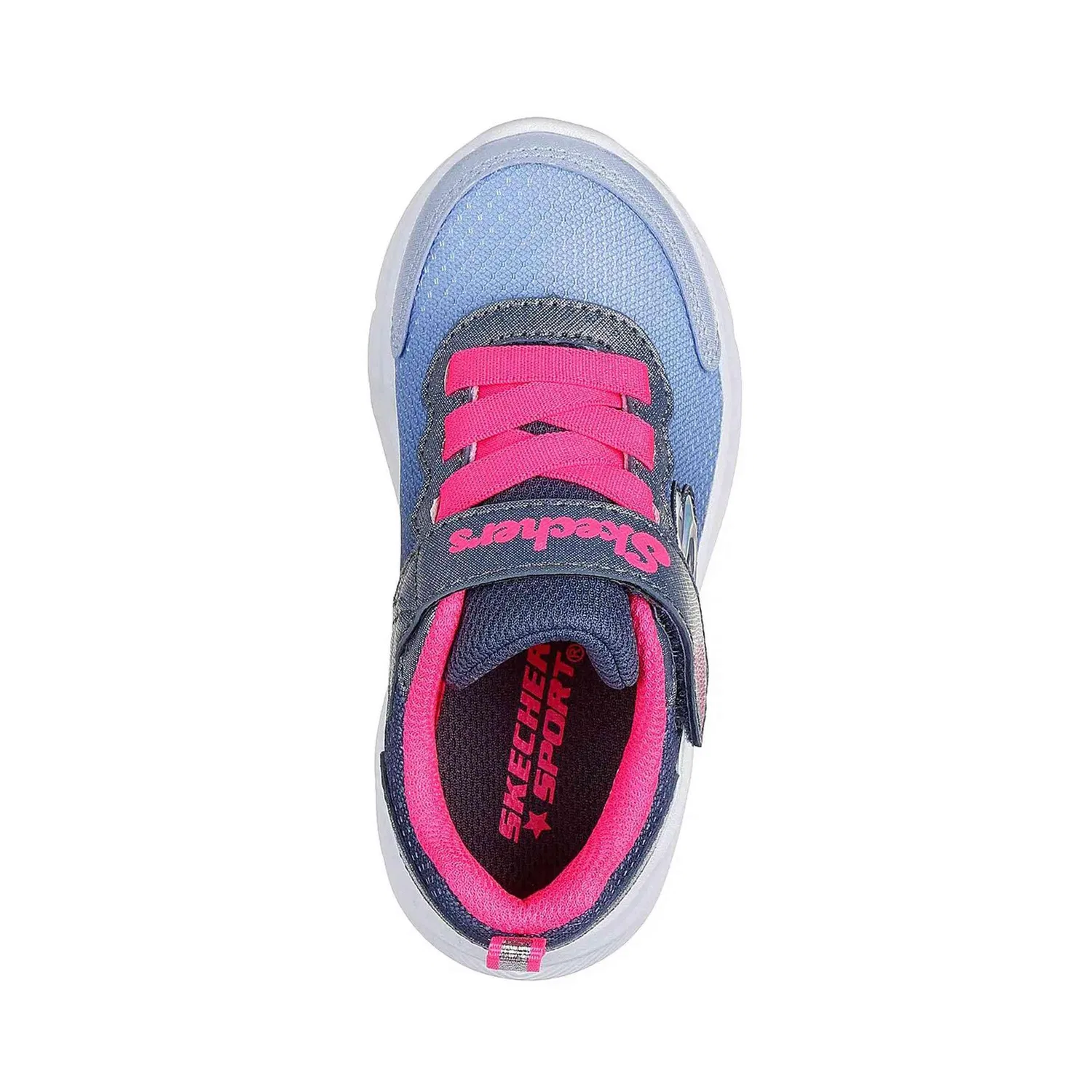 Детские кроссовки для девочек Skechers 303579NNVHP, Blau — фото 2