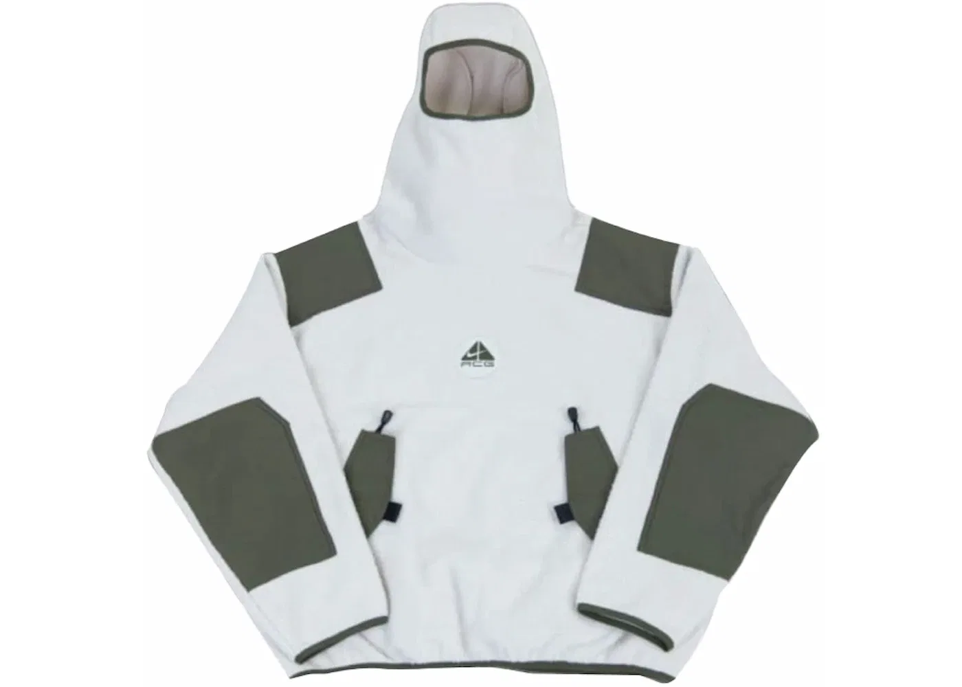 Мужская куртка-балаклава на флисе с капюшоном Nike ACG Retro Fleece Pullover Jacket, Light Bone/Khaki