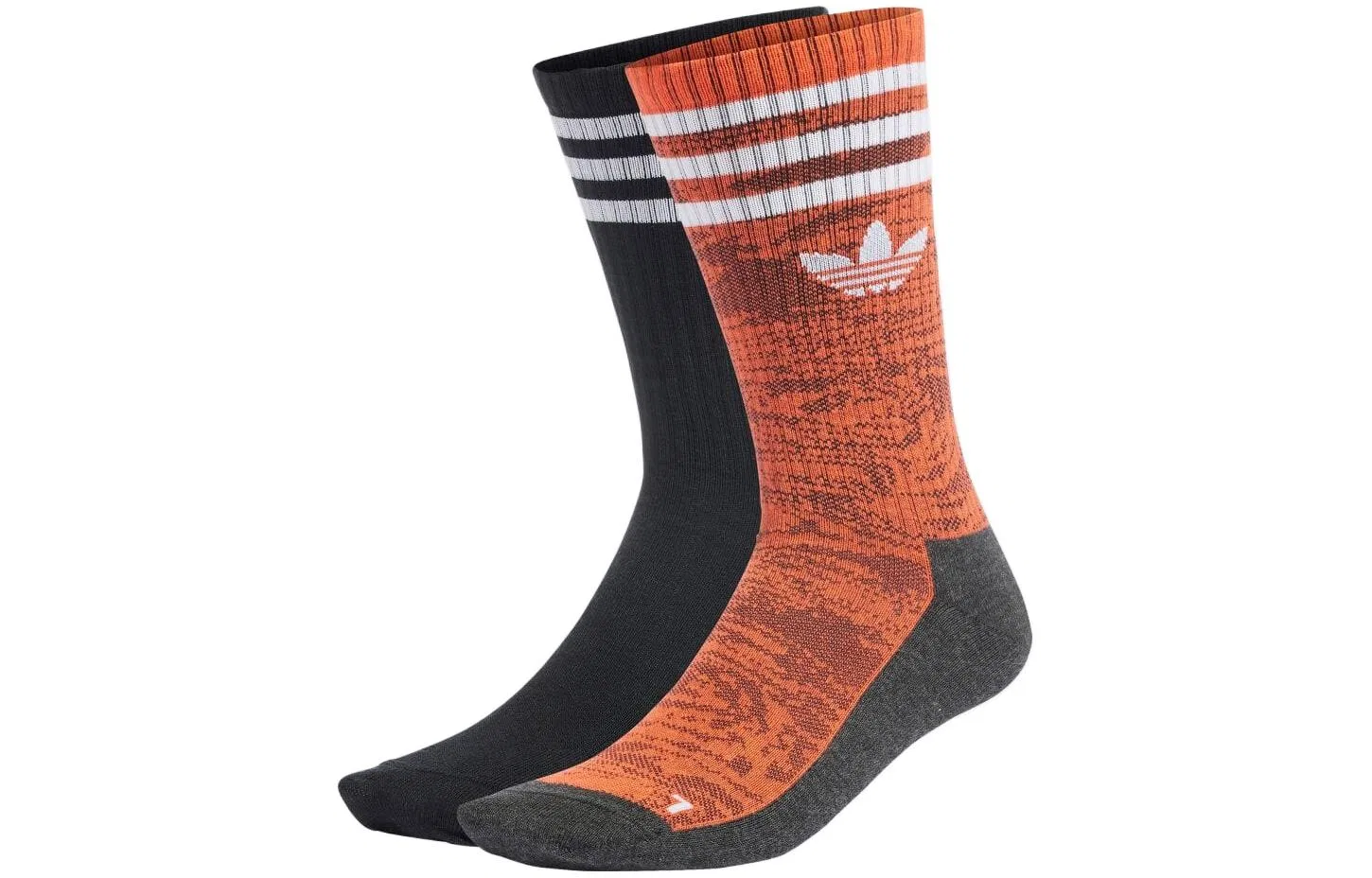 Носки Adidas Originals, 2 пары, Black/Orange