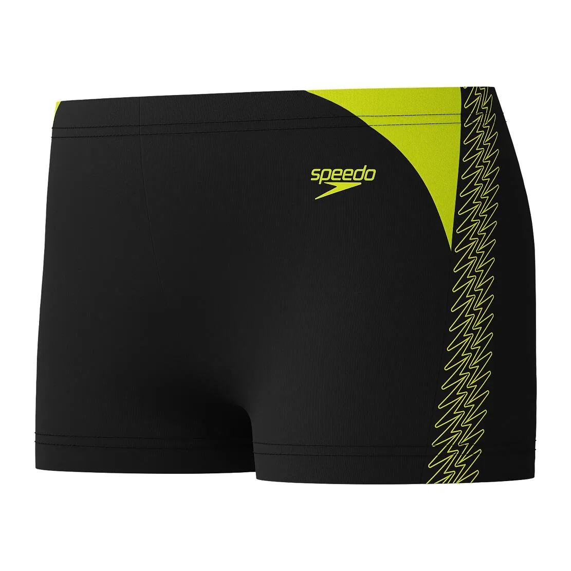 Детские плавки для мальчиков с принтом Hyperboom Spl Asht Jm Speedo, Schwarz / Gelb