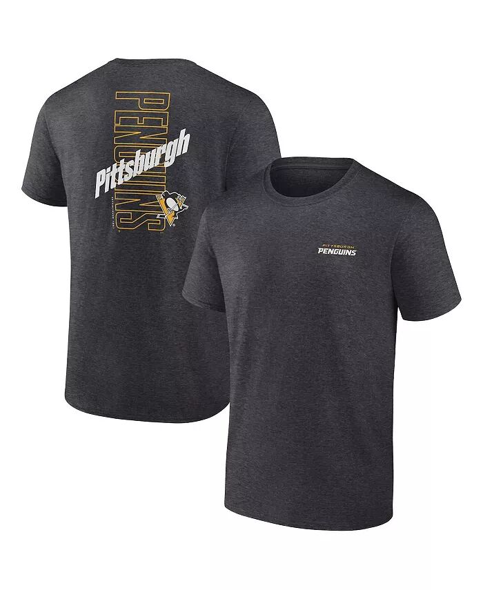 

Футболка мужская Heather Charcoal Pittsburgh Penguins Backbone Fanatics