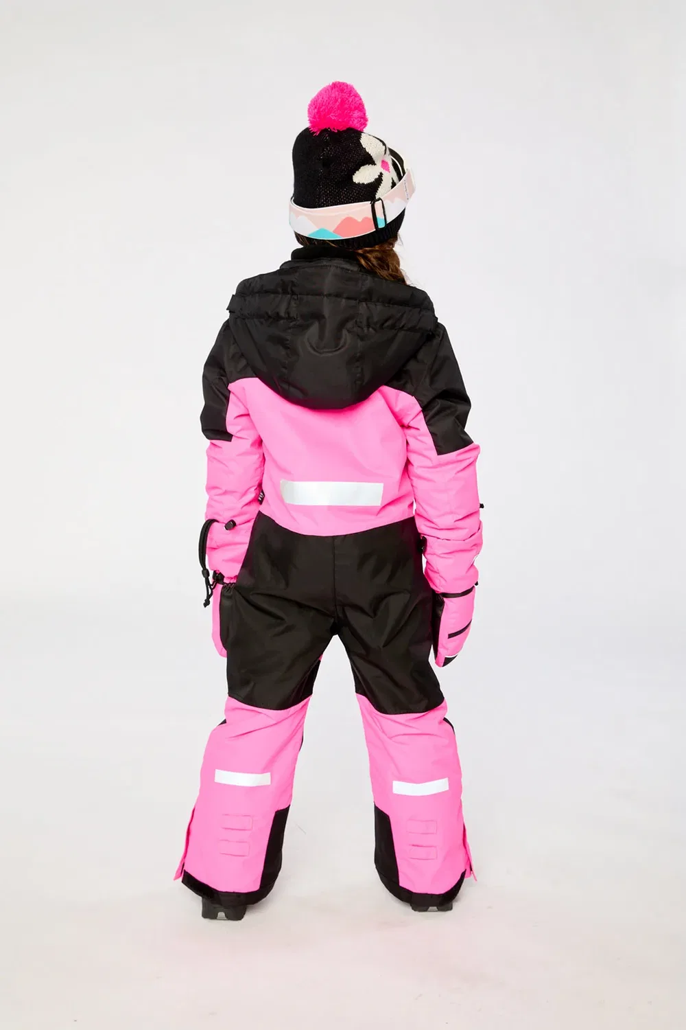 Детский комбинезон-снегоход с утеплителем PrimaLoft Teknik Snowsuit Deux par Deux, Bright Pink — фото 4