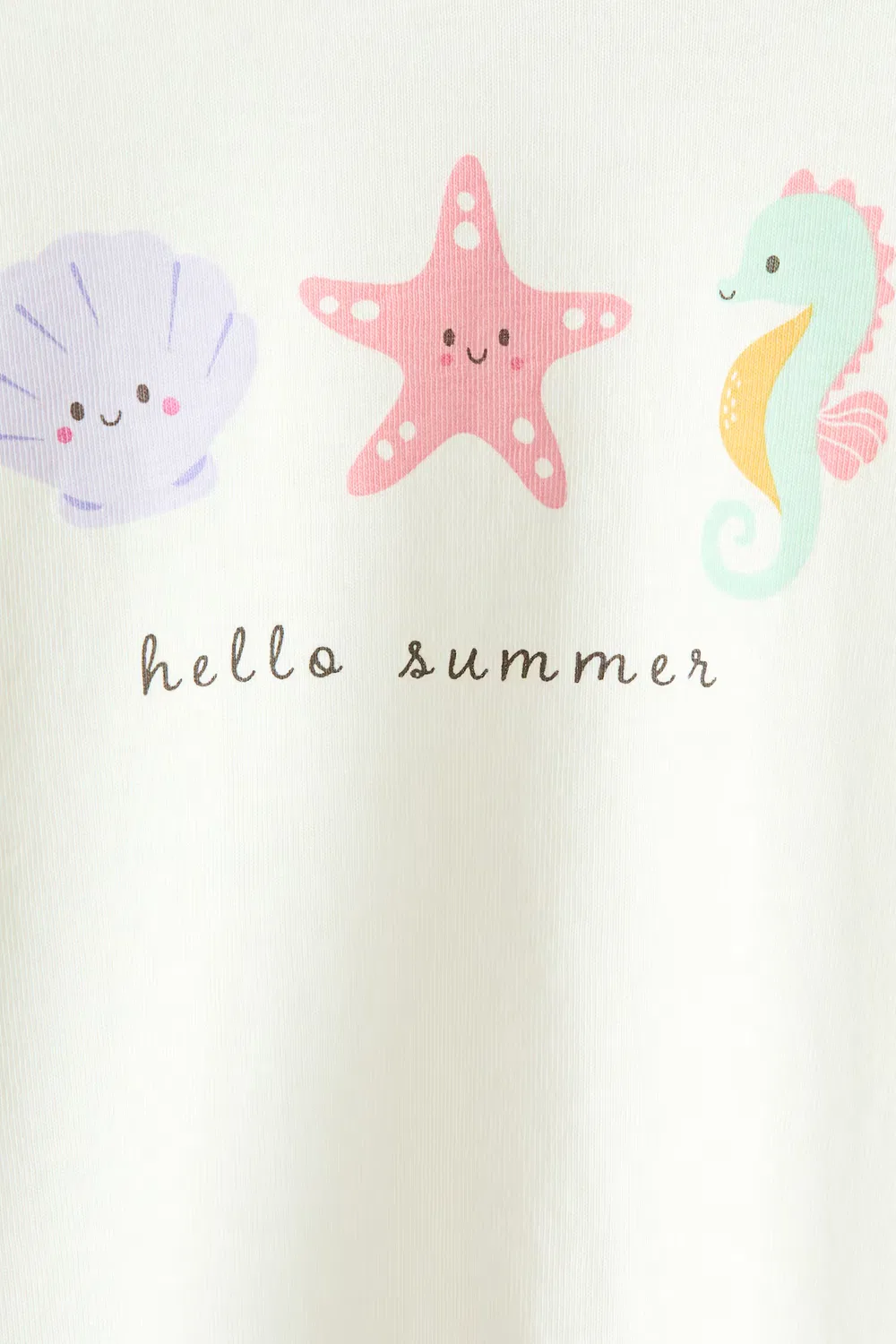 Рубашка с принтом H&M, Weiß/Hello Summer — фото 2