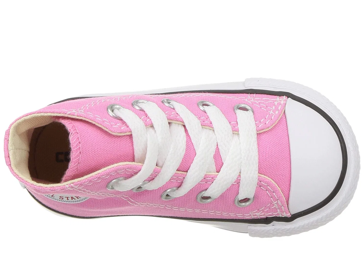 Детские кроссовки для девочек с высоким воротником Converse, Chuck Taylor All Star Hi Top, Pink — фото 3