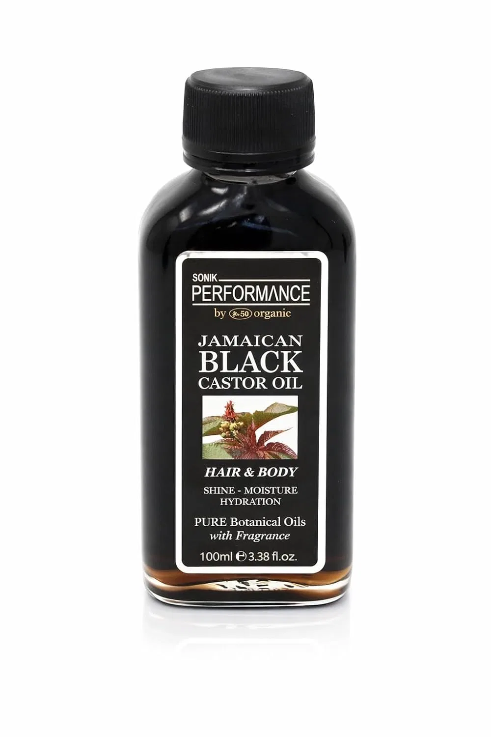 Масло для волос и тела Black Castor Oil, Sonik Performance, 125 мл