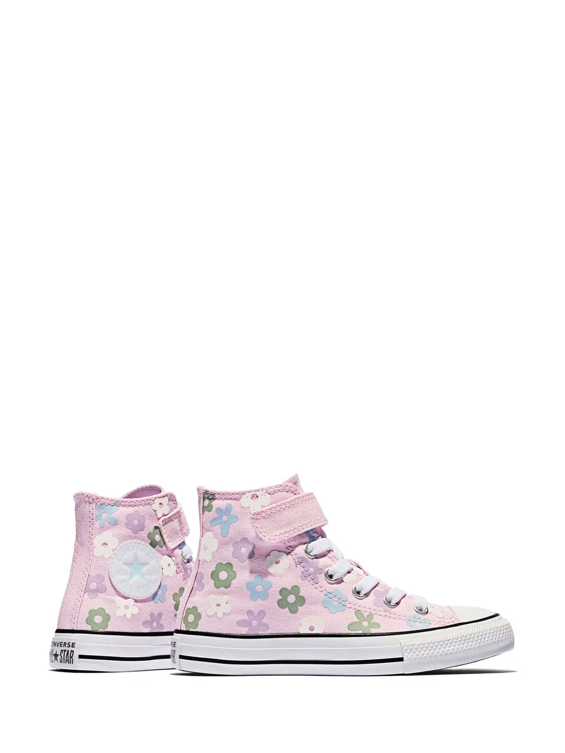 Кеды Converse Chuck Taylor Easy On Bubble Flowers, розовый — фото 2