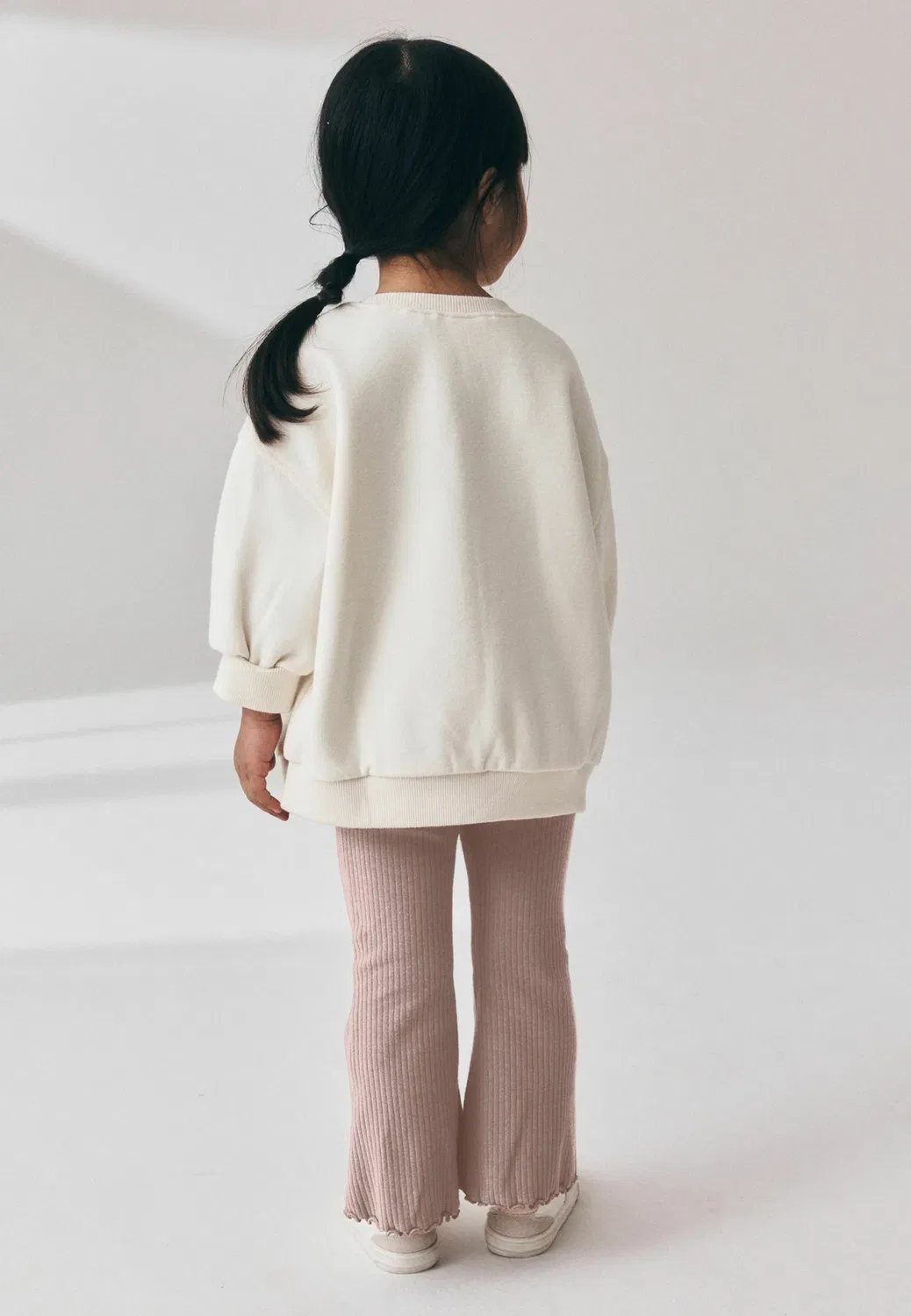 Комплект из толстовки и расклешенных леггинсов - толстовка Next, Light Pink Horse — фото 2