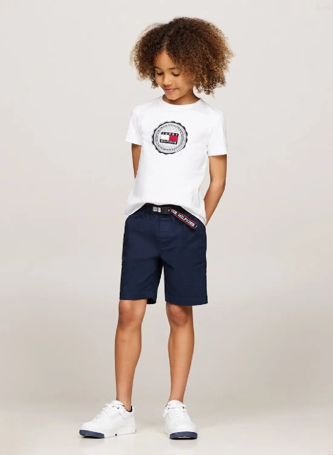 Шорты-чиносы с лентой Tommy Hilfiger, голубой