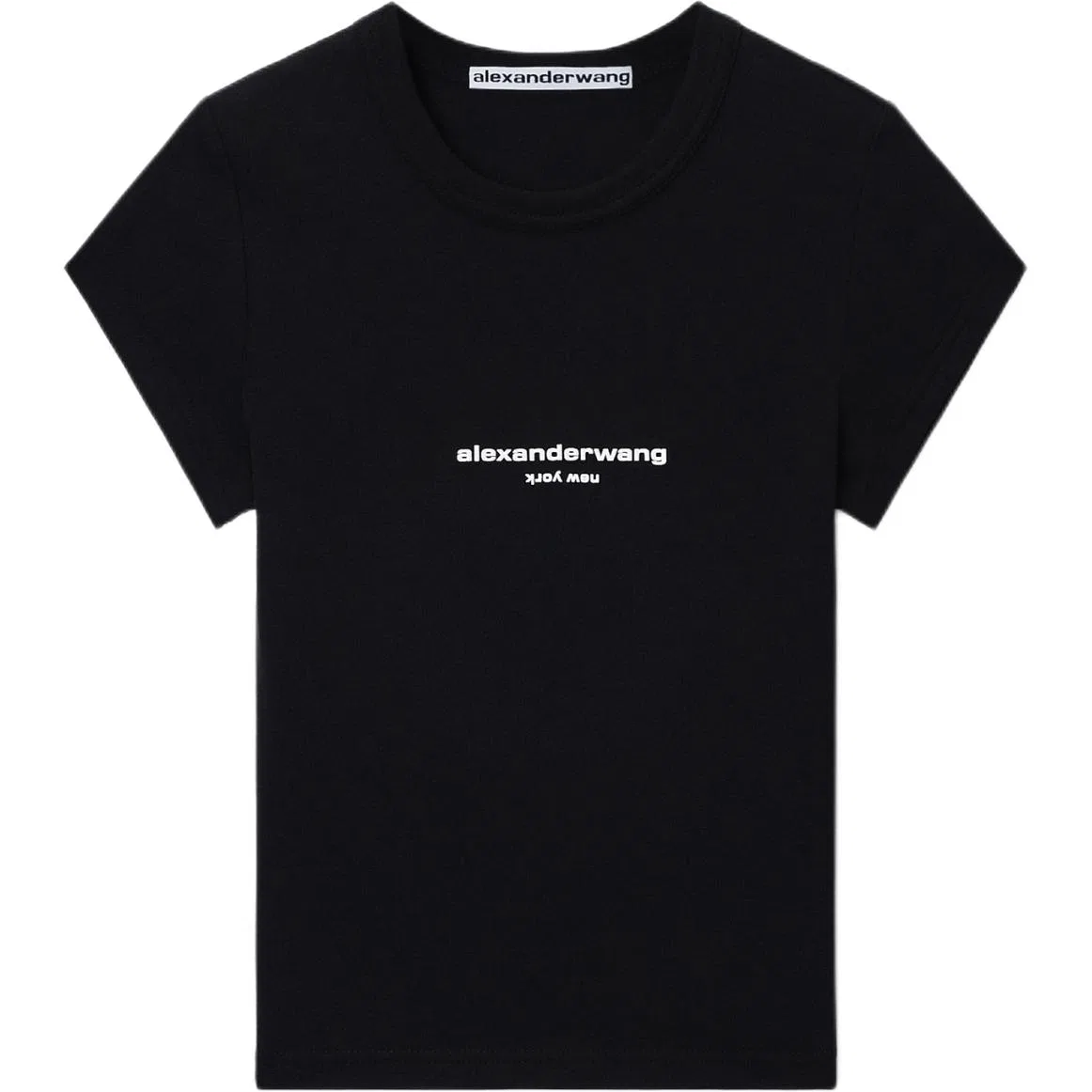 Женская футболка с круглым вырезом Alexander Wang, Black