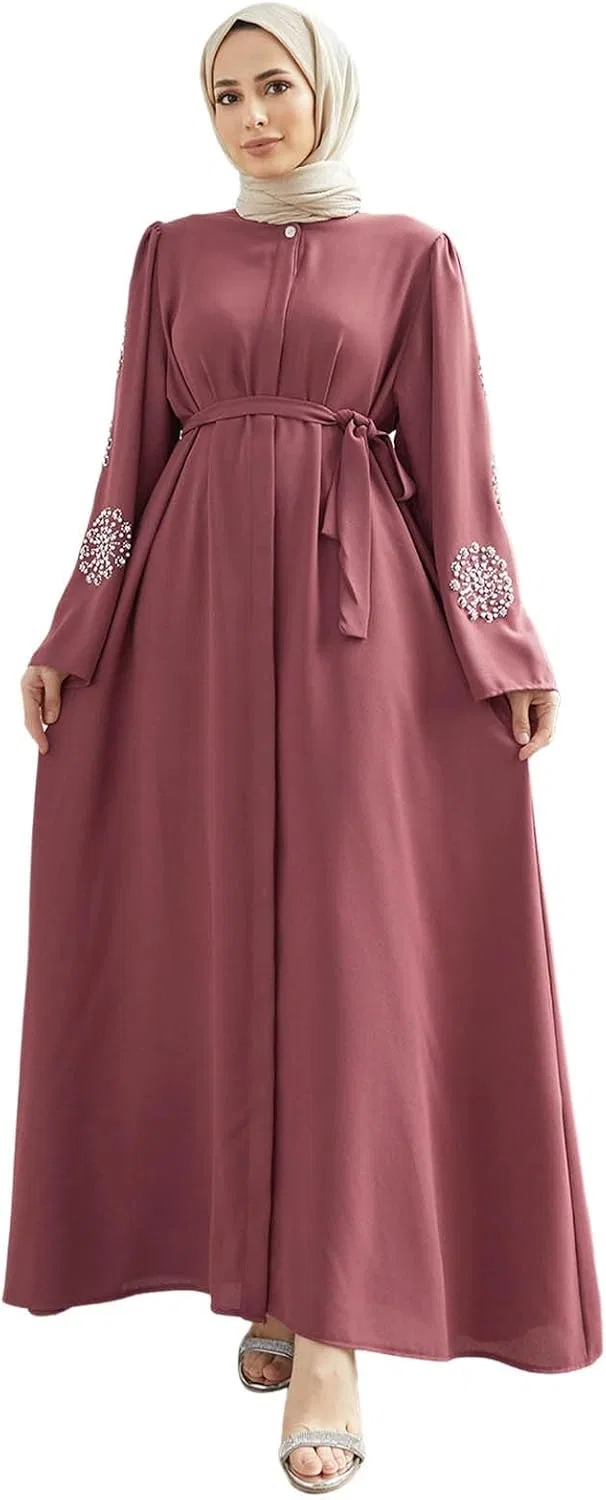 Женское мусульманское платье свободного кроя с длинным рукавом, модель One-Piece Prayer Clothes