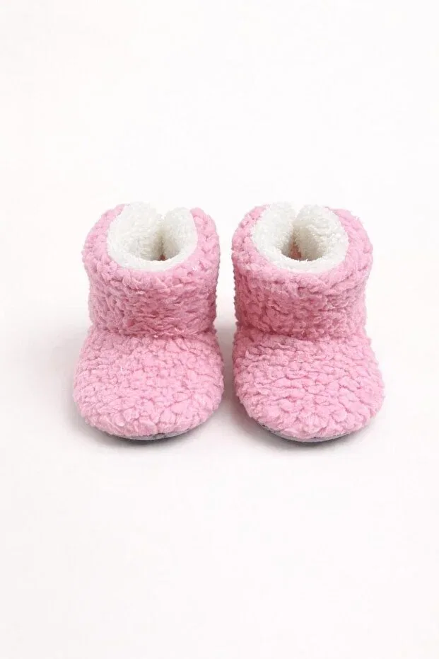 Детские тапочки для девочек хлопковые Numix Baby Kids, Pink — фото 2
