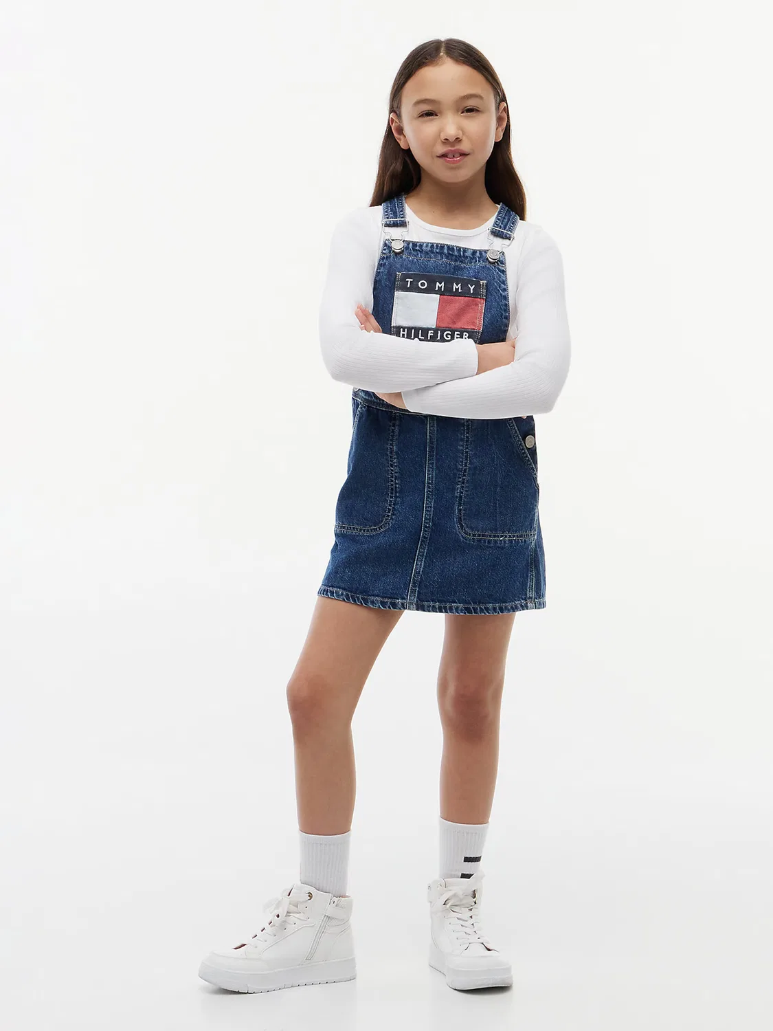 Юбка Tommy Hilfiger Heritage в темно-синем цвете и из синего денима — фото 2