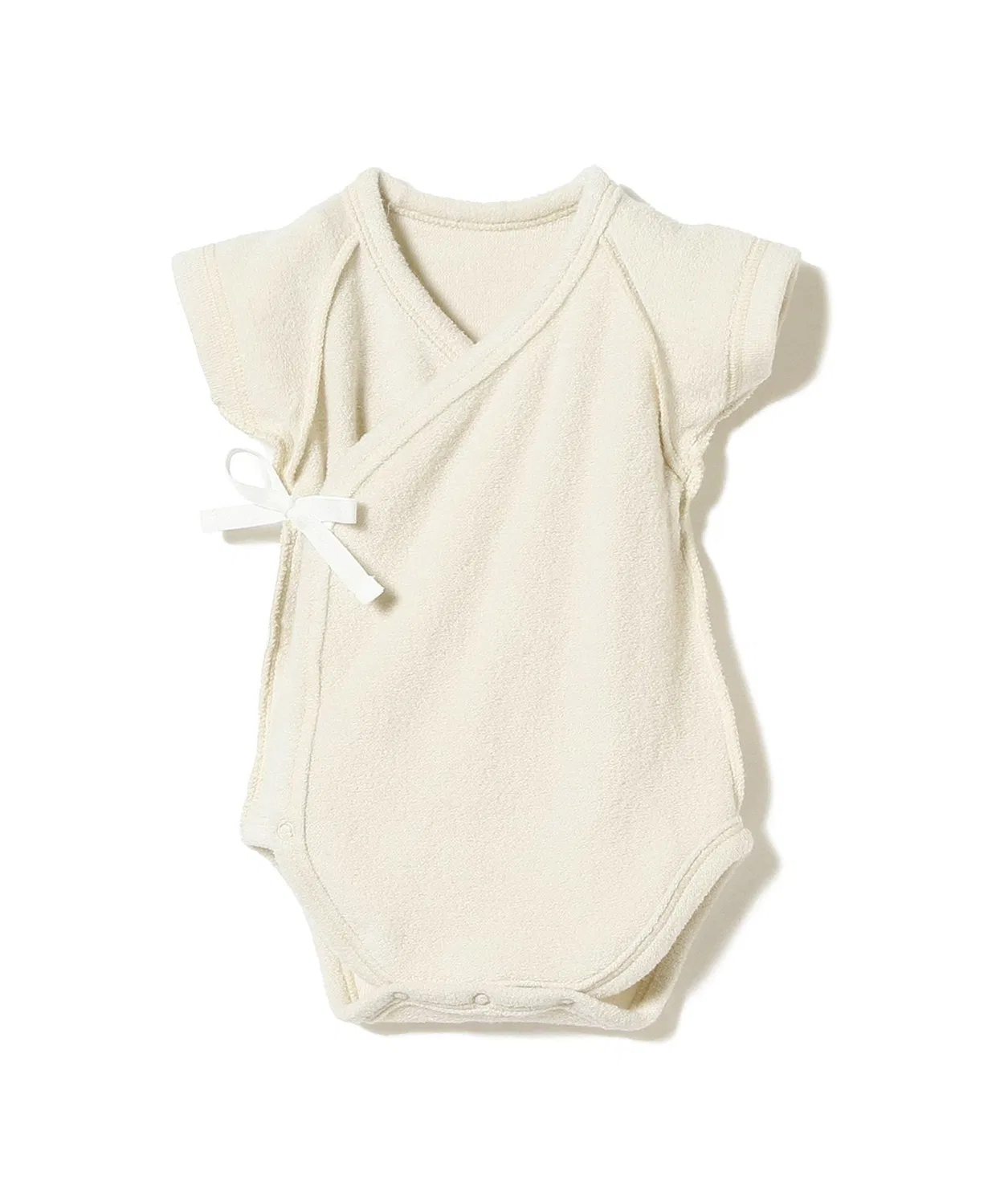 Детский боди-комбинезон с длинным рукавомиз махровой ткани, модель Smile Cotton Kodomo Beams, Beige