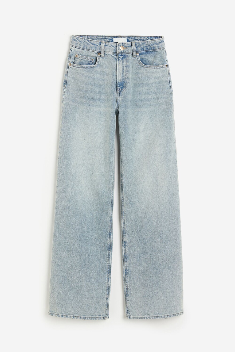 

Джинсы H&M Wide High, голубой