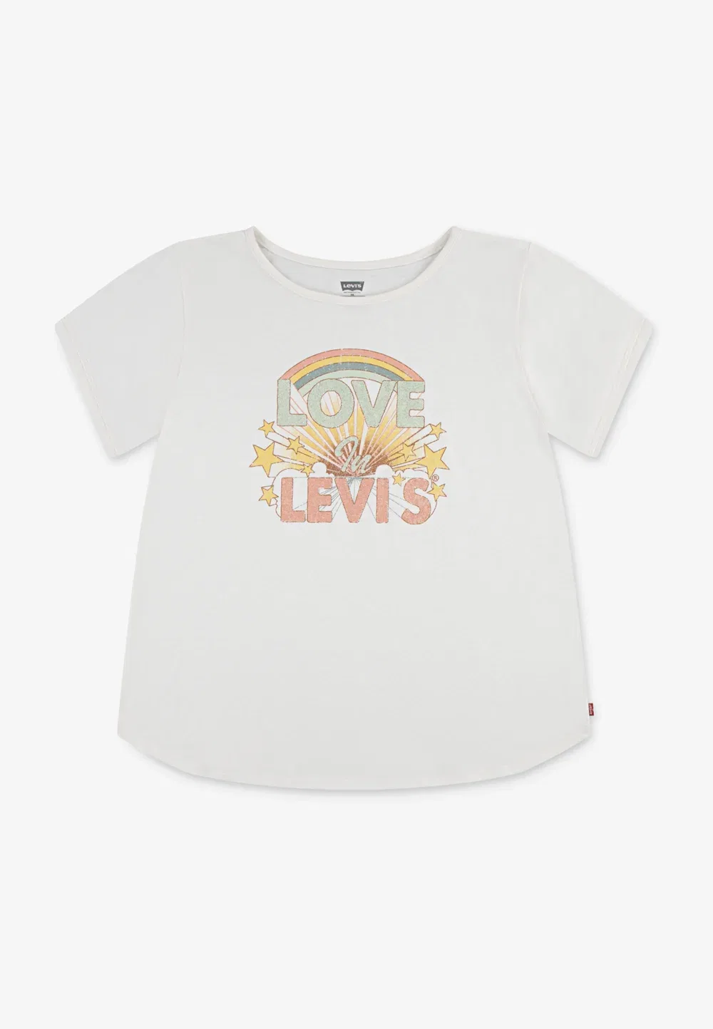Футболка с двойными манжетами - футболка с принтом Levi'S, Gardenia
