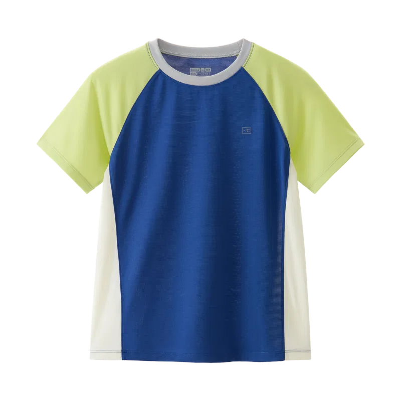 Детская футболка с круглым вырезом BANANA IN, Turquoise Multicolor