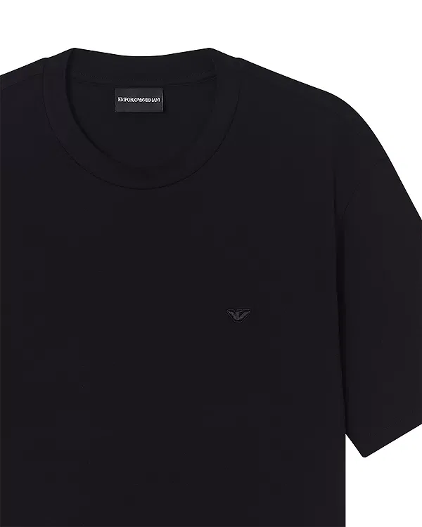 Мужская футболка с вышивкой Emporio Armani, Black Beauty — фото 3