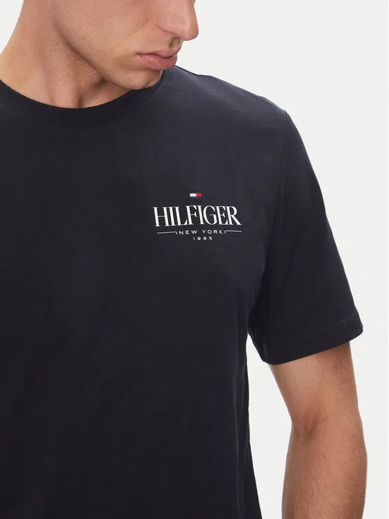 Футболка regular fit Stack Tommy Hilfiger, темно-синий — фото 4