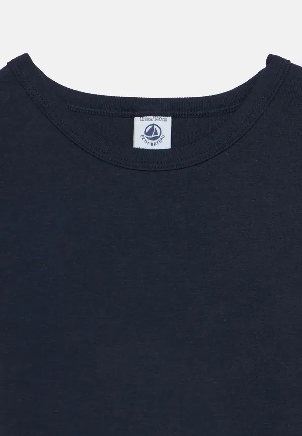 Футболки 3 шт, хлопок, Tee 3 pack - apatiniai marskiniai, Petit Bateau, синий — фото 4
