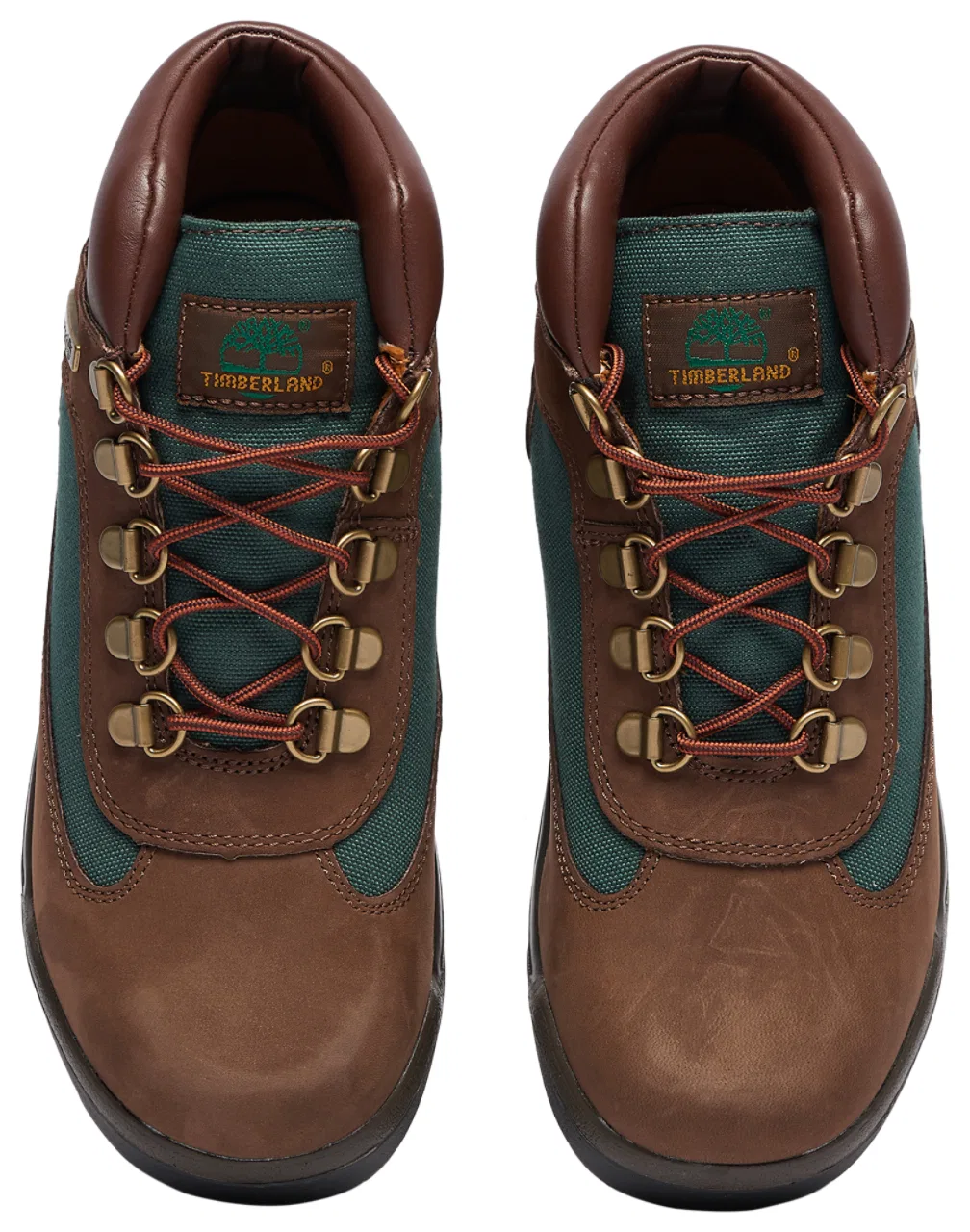 Детские ботинки для мальчиков Timberland Chukka Field Boots, Green Brown — фото 4