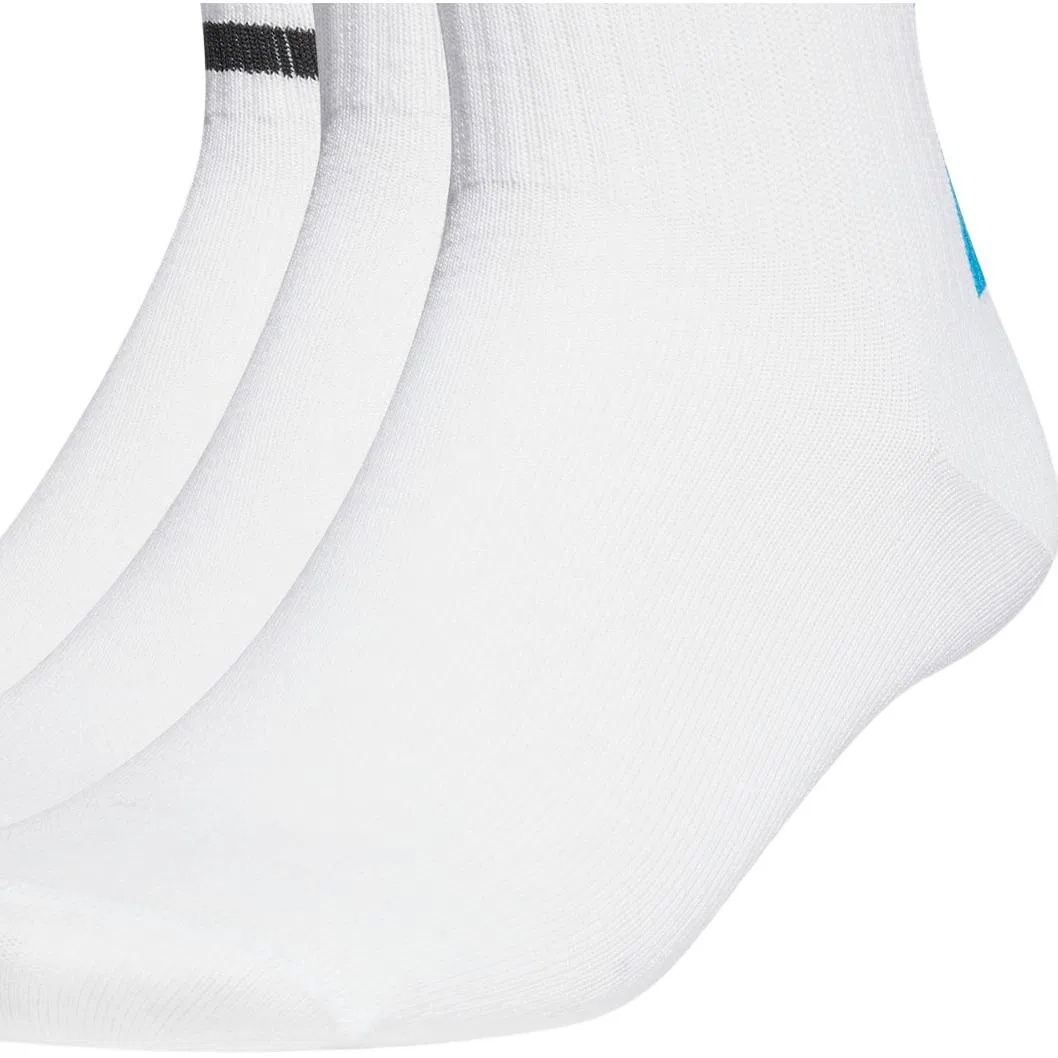 Детские носки с графическим принтом комплект 3 пары Adidas Originals, White — фото 4