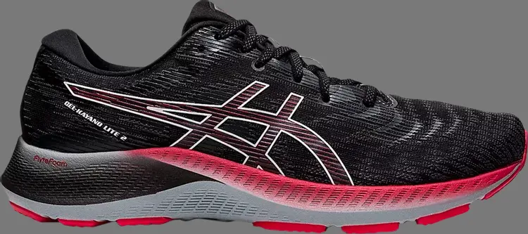 

Кроссовки gel kayano lite 2 'black pink' Asics, черный