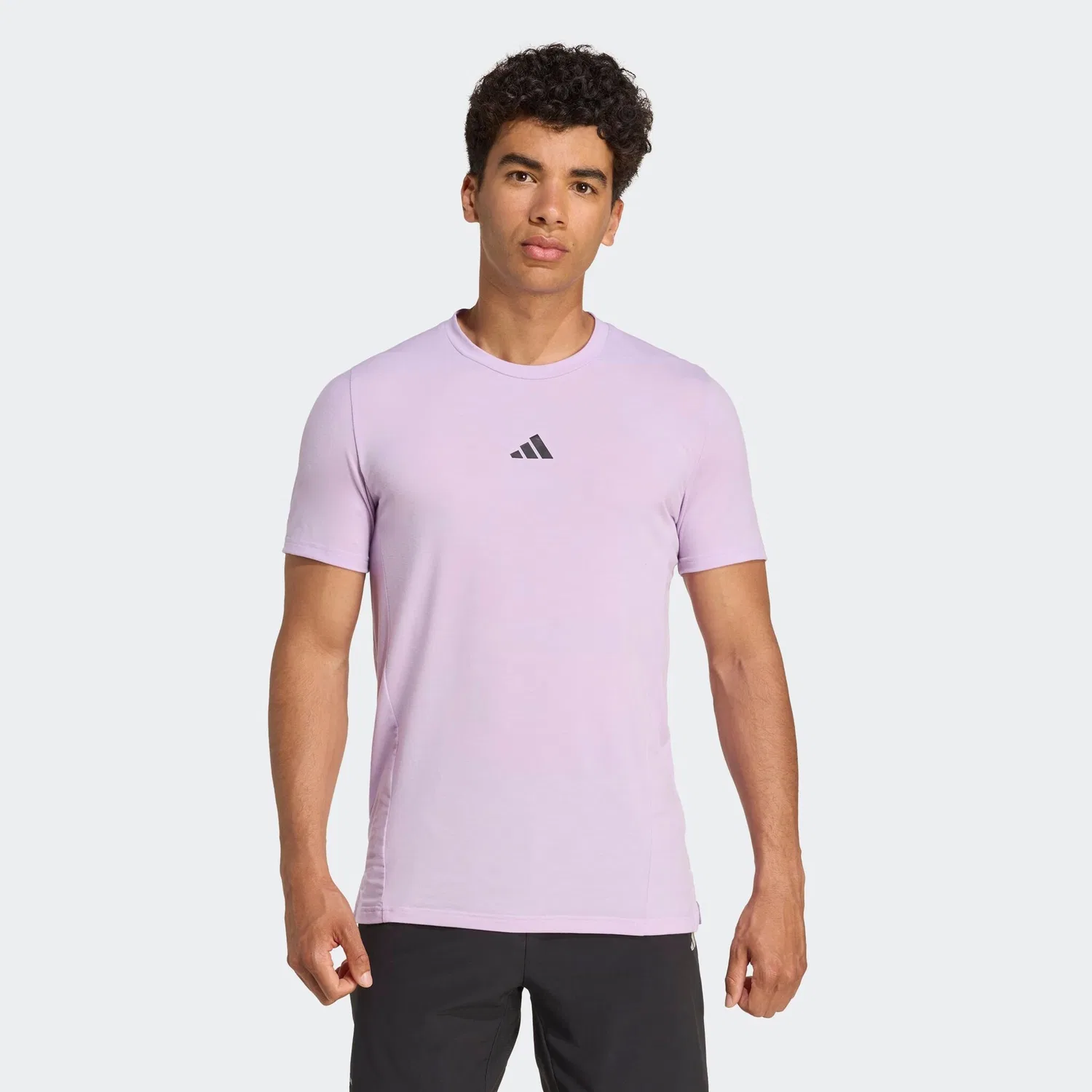 Мужская футболка с круглым вырезом Adidas Performance, Powder Plum