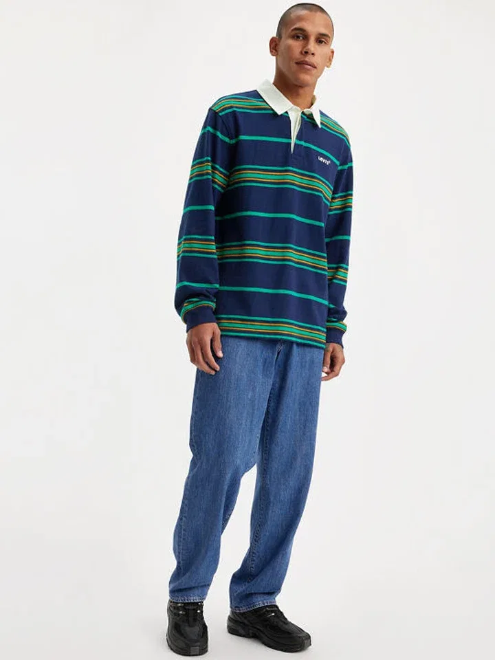 Мужские джинсы свободного кроя 568 Levi's, Blue — фото 3