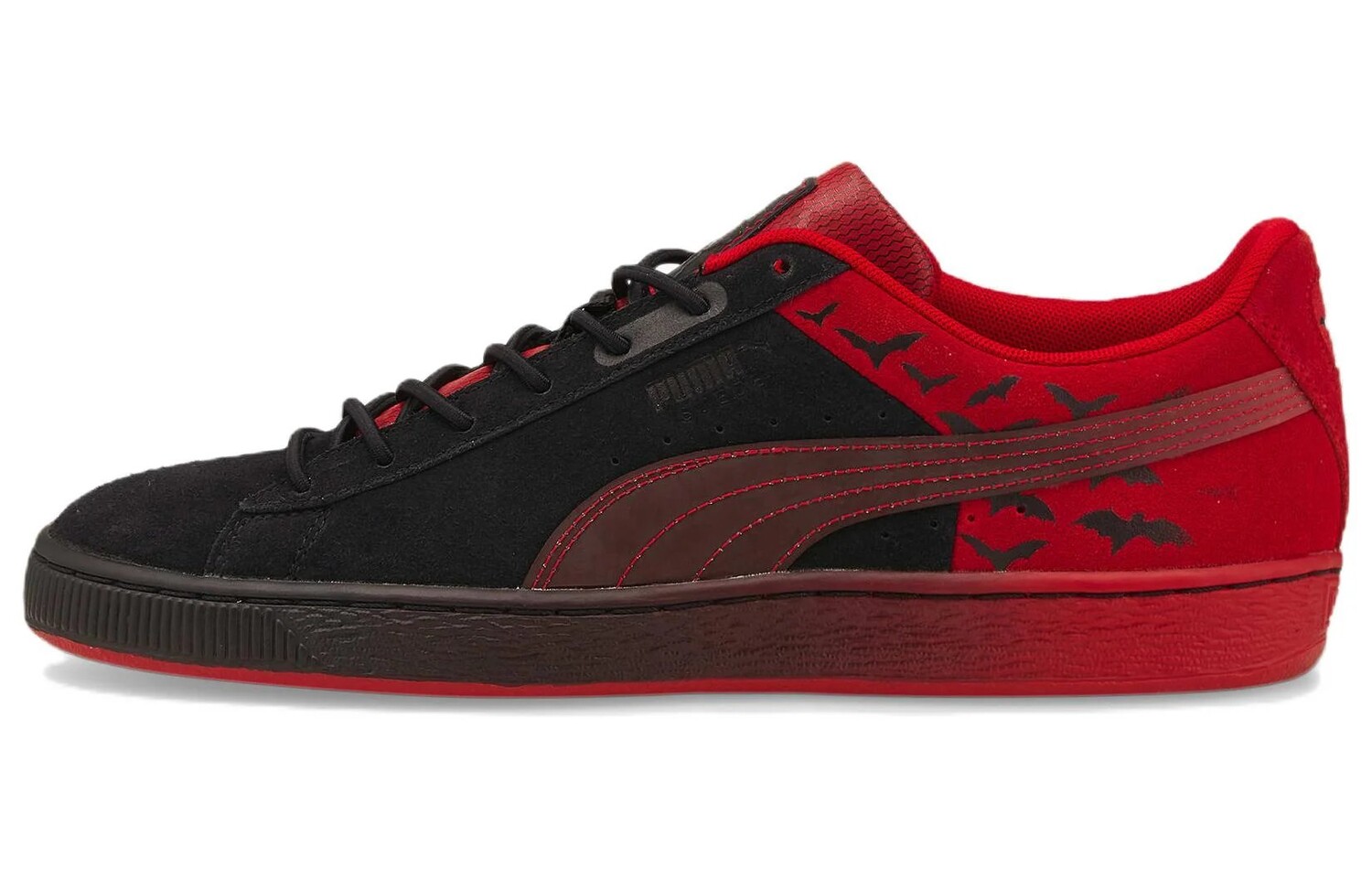 

Кроссовки Puma Batman X Suede Classic 'Black Barbados Cherry', красный