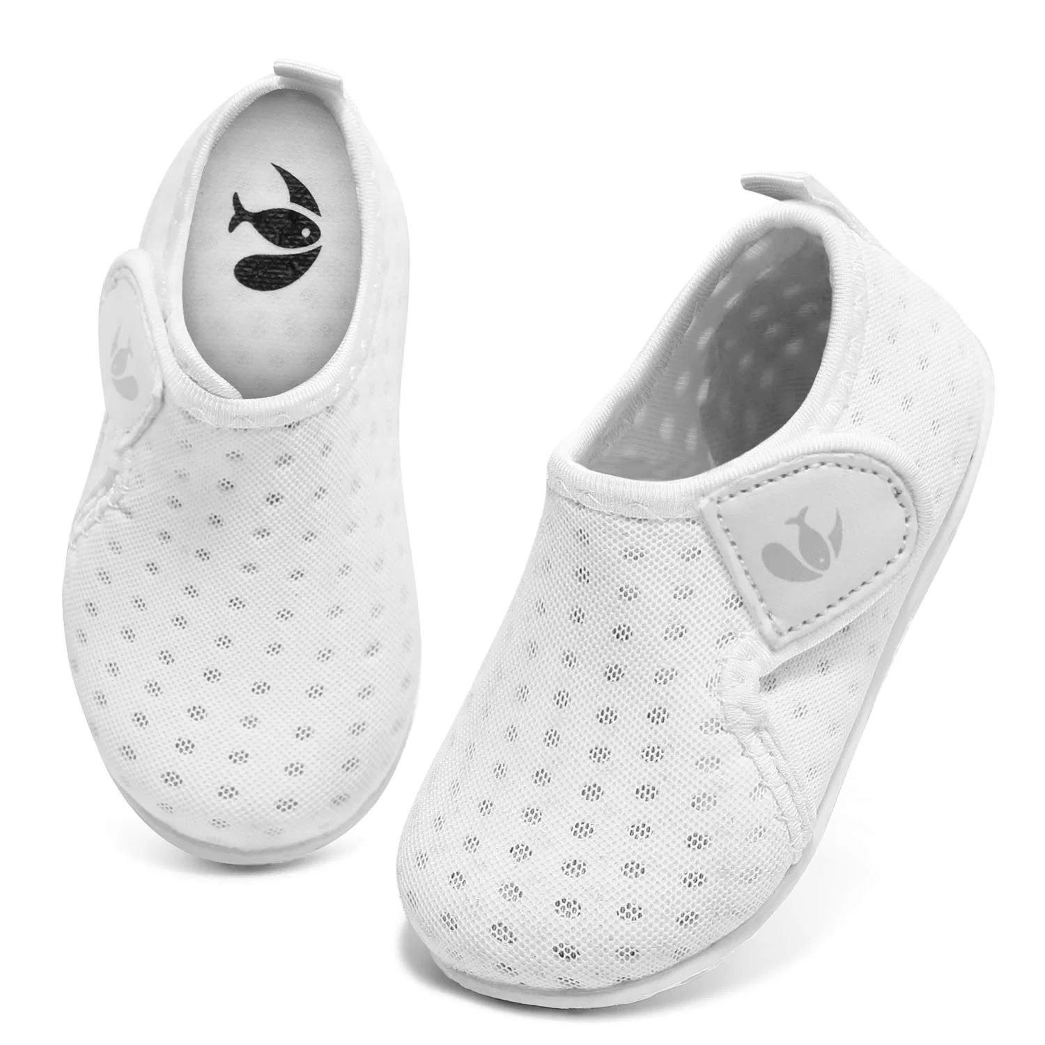 Детские водные туфли для мальчиков и девочек, дышащие, Bbx02-white FEETCITY, A White