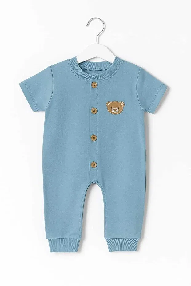Детский комбинезон с коротким рукавом Neocotton, Turquoise