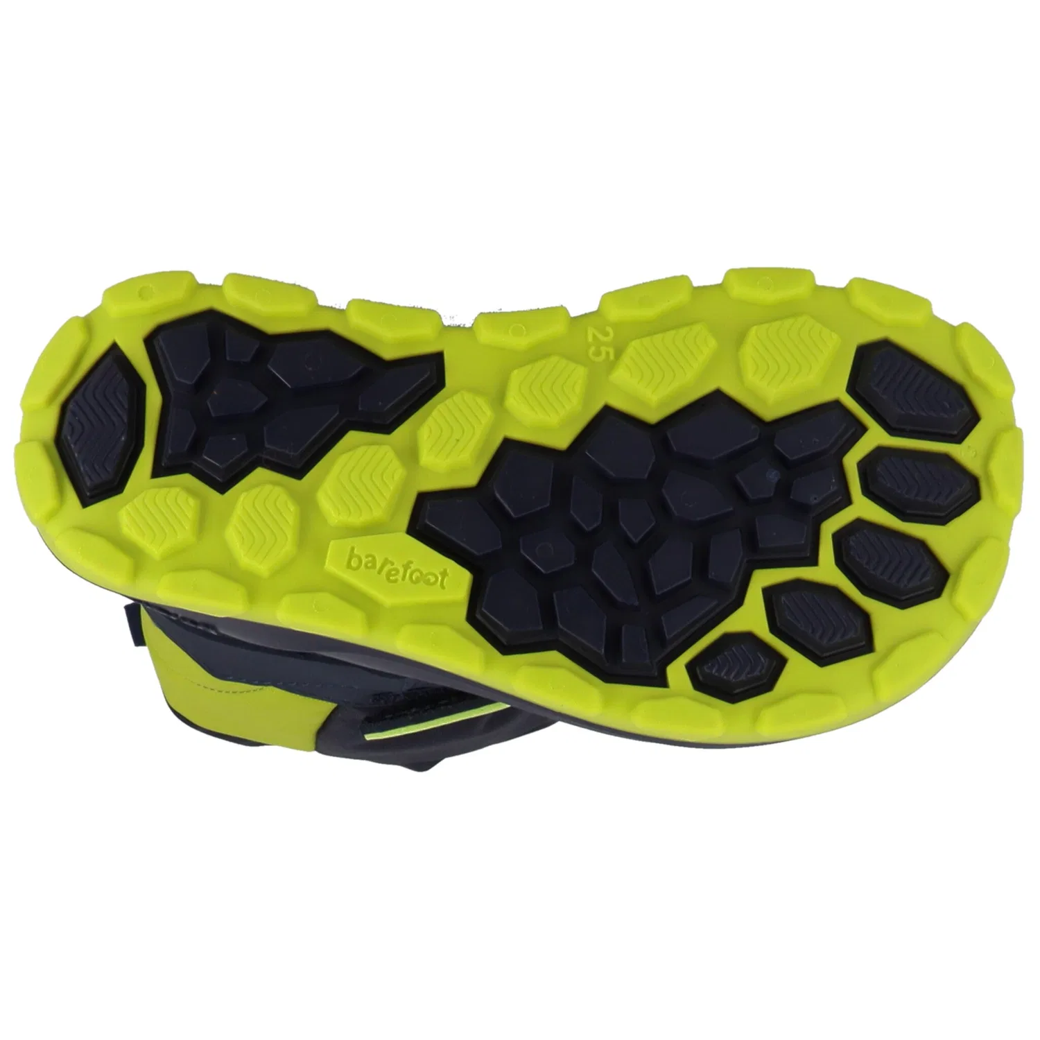 Детские ботинки-липучки с теплой подкладкой Lurchi, Navy/Neon Green — фото 4
