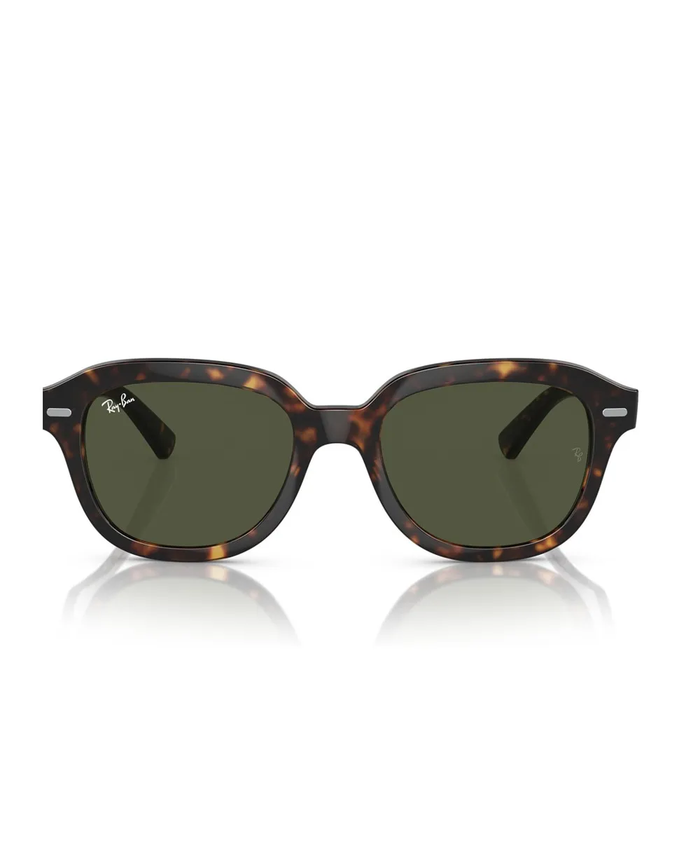 

Солнцезащитные очки Erik унисекс квадратной формы в зеленом цвете Ray-Ban, коричневый