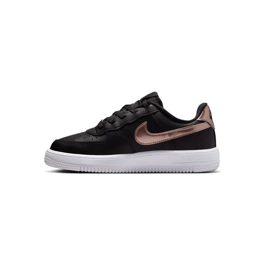 Детские кроссовки с липучками Force 1 Low EasyOn SE PS Nike, Черный — фото 2