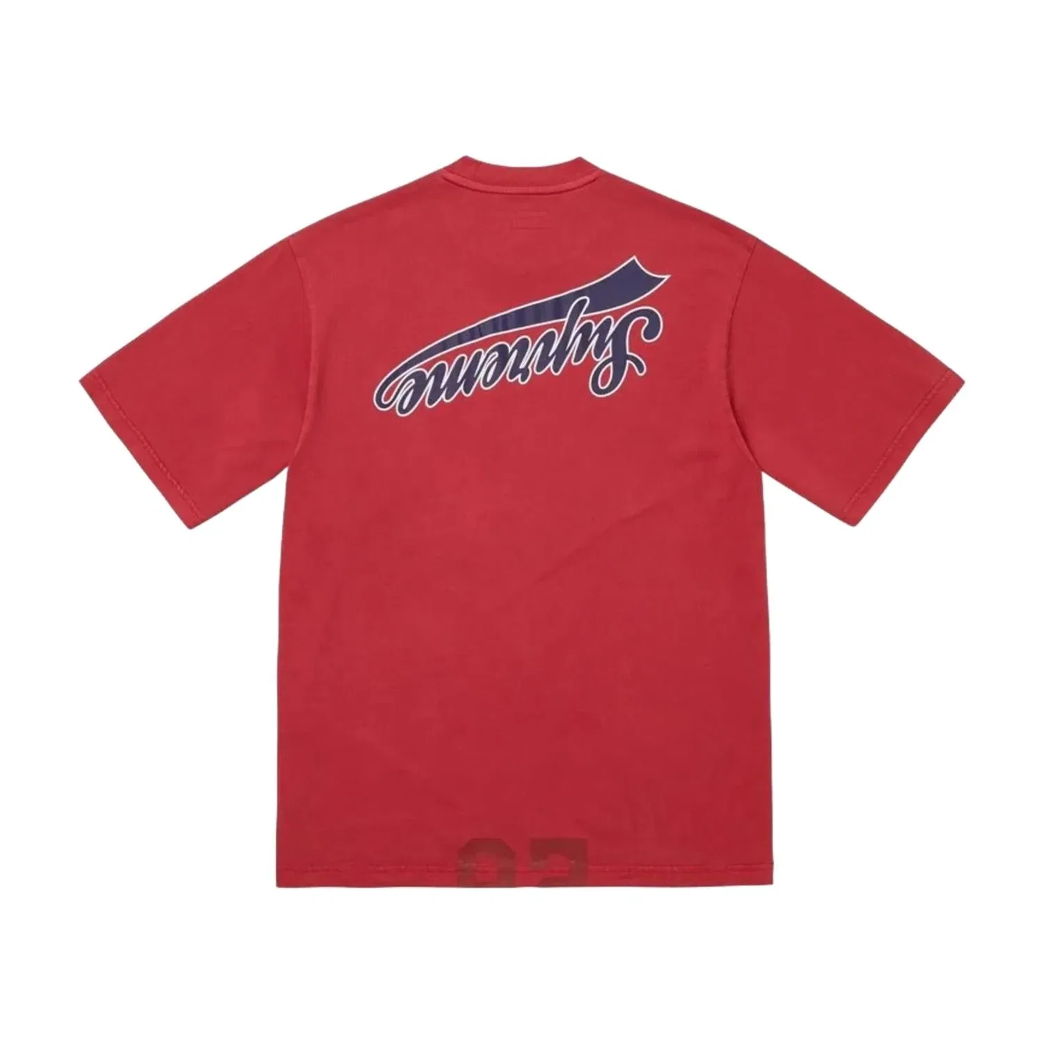 Мужская футболка FW26 Cracked Flipped S/S T-Shirt 'Red' Supreme, красный — фото 2