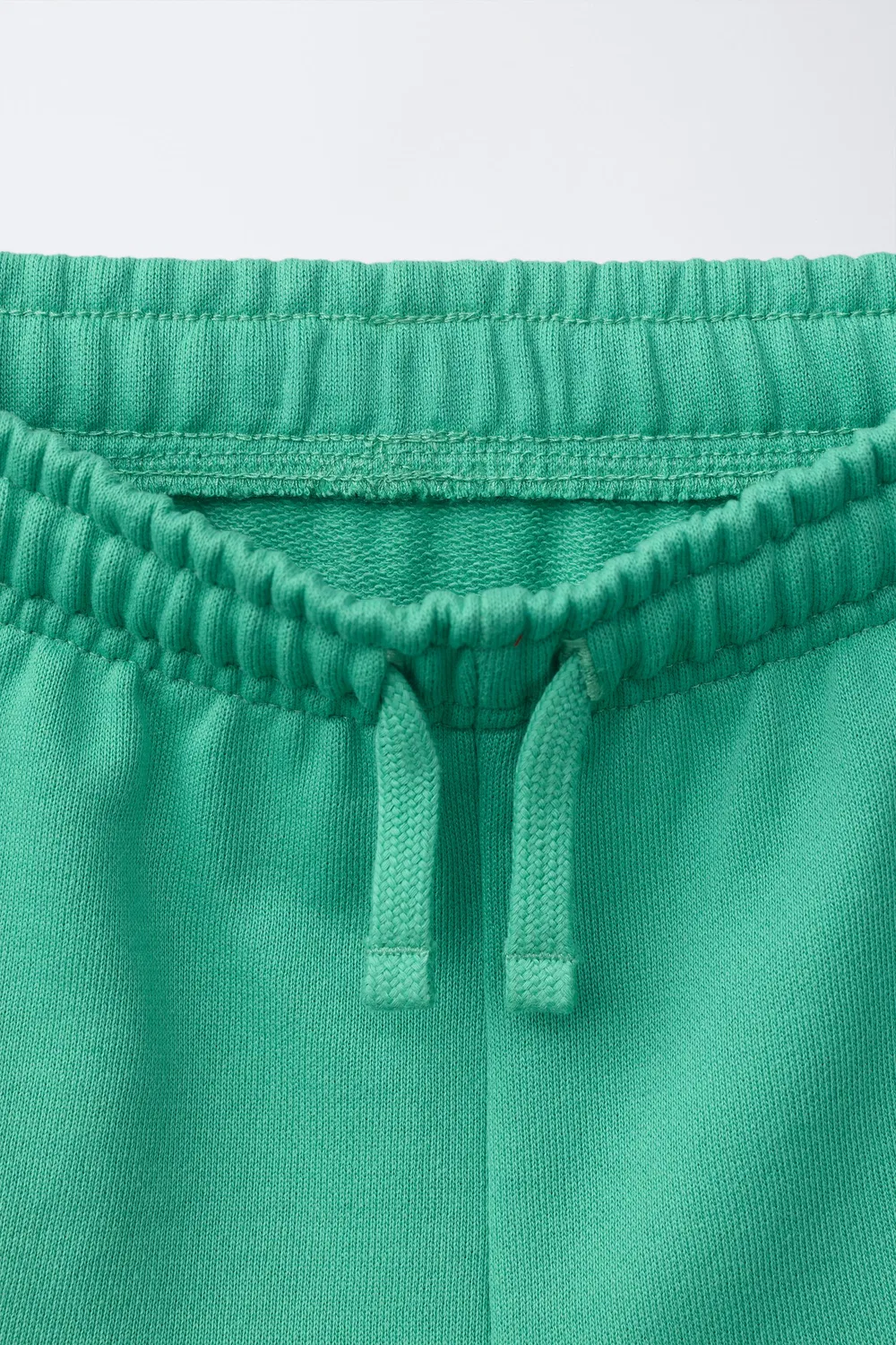 Однотонные плюшевые бермудские шорты ZARA, Duck Blue — фото 3