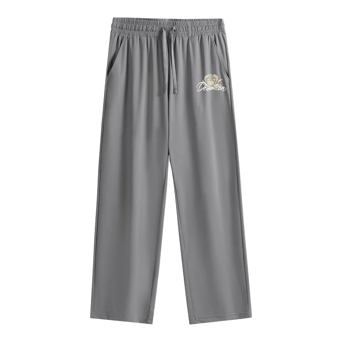 Детские повседневные брюки прямого кроя Beloved Thorn Pants Logo MINISO, Dark Gray