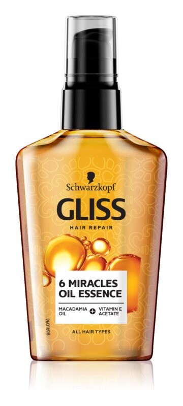 

Интенсивный уход за маслом 6 в 1 Schwarzkopf Gliss Oil Nutritive