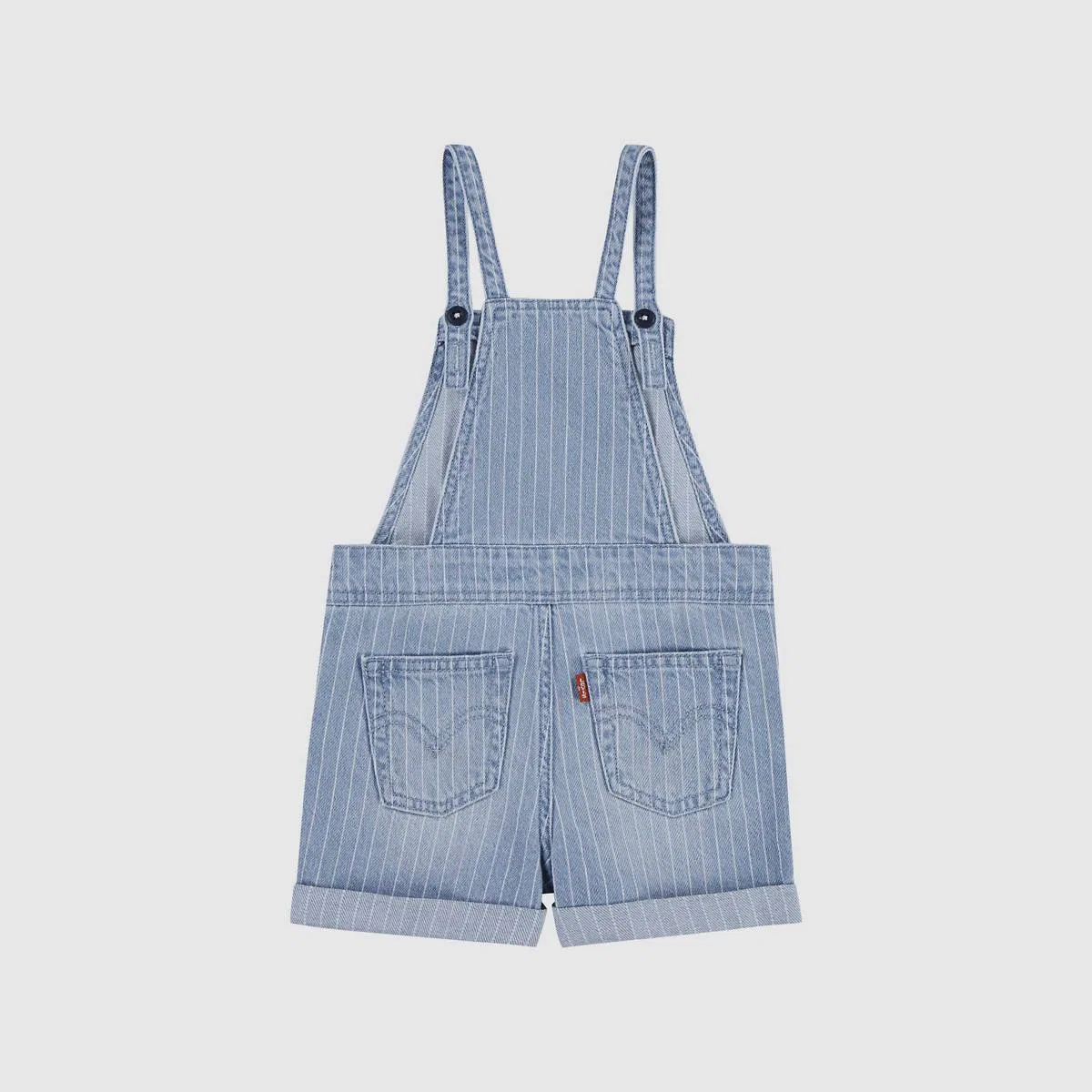 Комбинезончик с завязками для девочек 2-4 лет Levi's, Ever Afternoon - Light Wash — фото 4