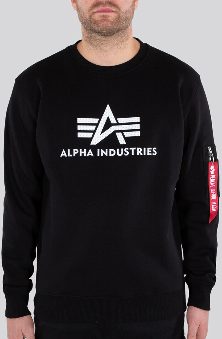 

Пуловер Alpha Industries 3D Logo II, черный