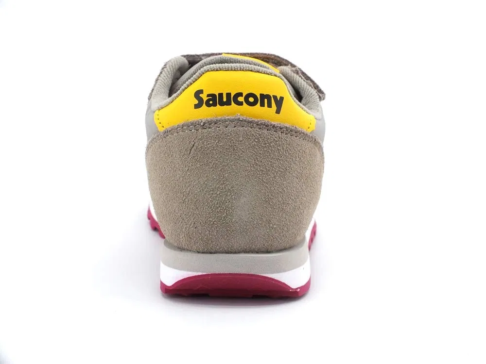 Детские кроссовки для мальчиков и девочек с липучкой Jazz Double HL Blue Saucony, Burgundy Taupe — фото 3