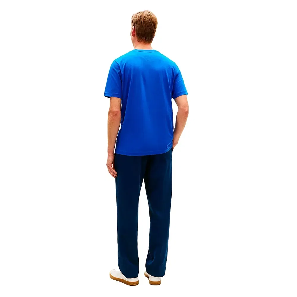 Мужская футболка с принтом Brand Love Text Box Tommy hilfiger, Blue — фото 2