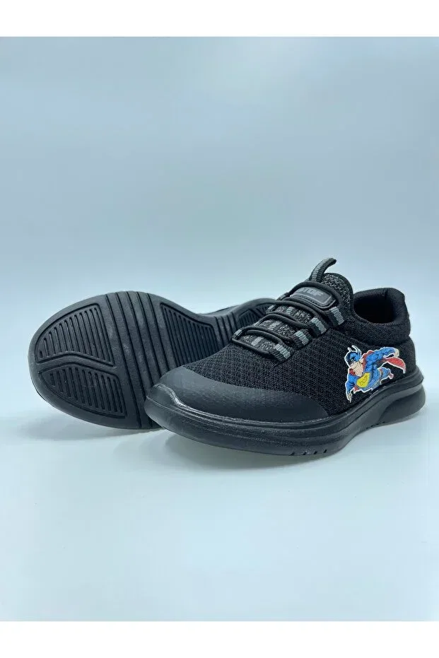 Детские кроссовки для мальчиков текстильные Extra Light Black Sneakers Best Of, Black — фото 4