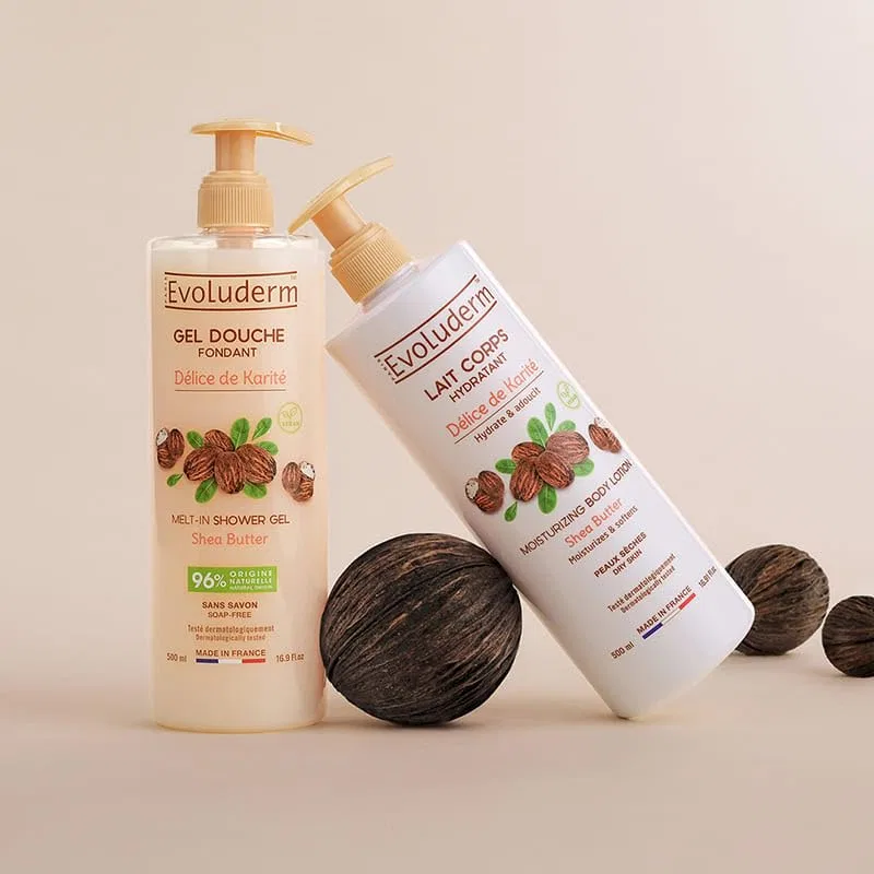 Набор для тела и волос Delice de Shea, Evoluderm, 5 средств — фото 4