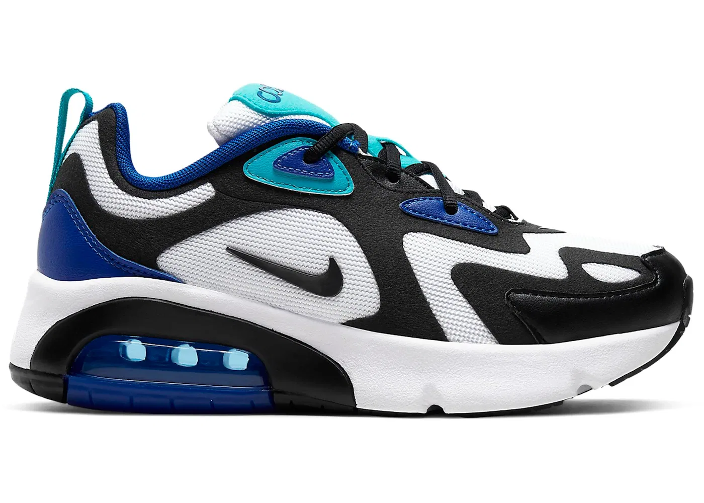 Детские кроссовки Lifestyle Nike Air Max 200, White/Hyper Blue-Oracle Aqua-Black