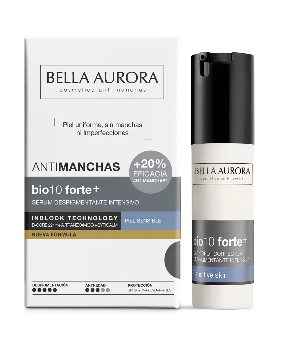 Крем для лица SPF BELLA AURORA Интенсивное отбеливающее средство Bio10 Forte для чувствительной кожи — фото 2