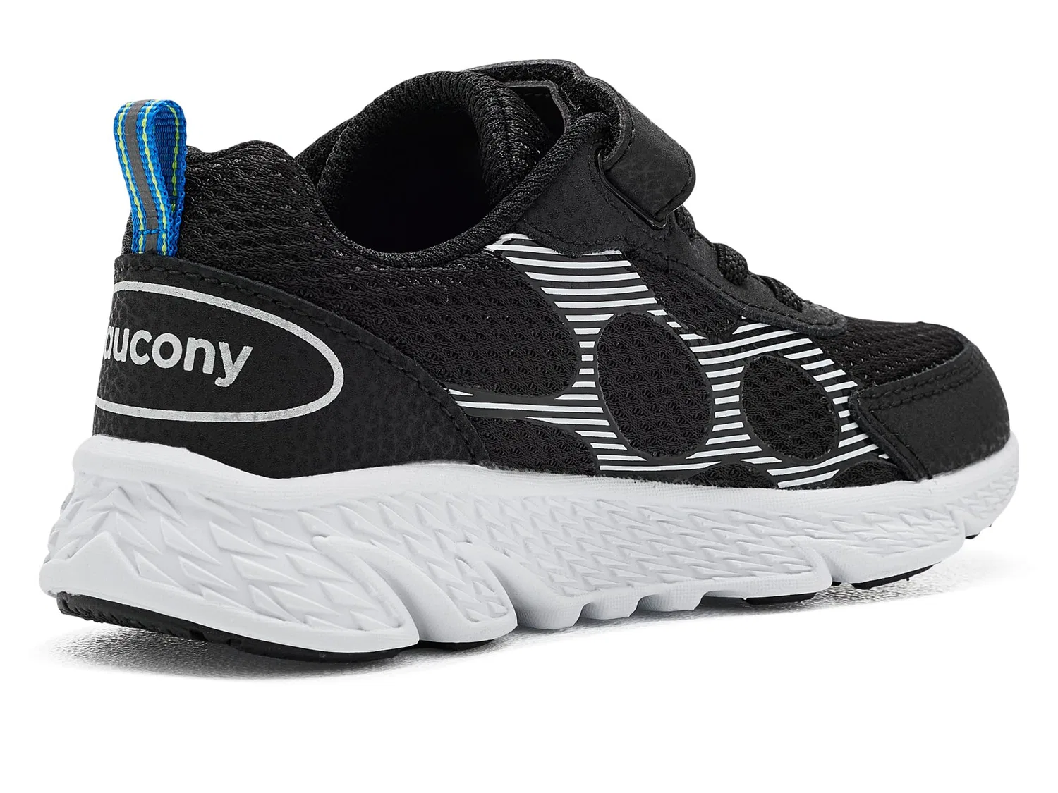 Кроссовки Wind XT Alternative Closure (для маленьких и больших детей) Saucony Kids, Black Multi — фото 4
