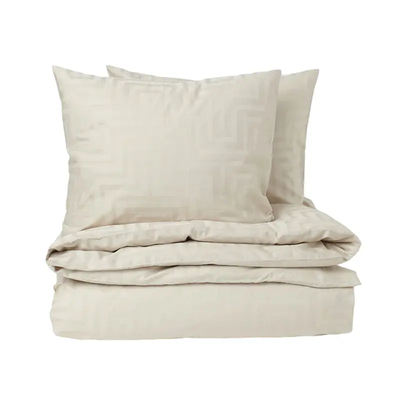 

Комплект двуспального постельного белья H&M Home Cotton satin, светло-бежевый