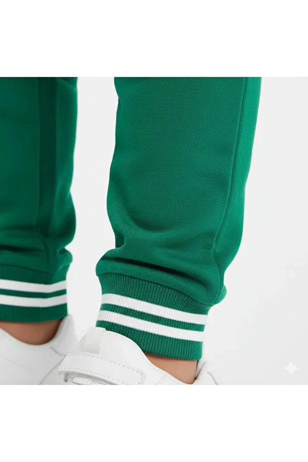 Детский комплект для девочек с принтом Okyanusbaby11, Green — фото 2